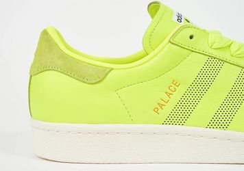 Adidas x Palace Superstars Fluro