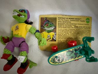 TMNT Mondo Gecko Complete loose Figure