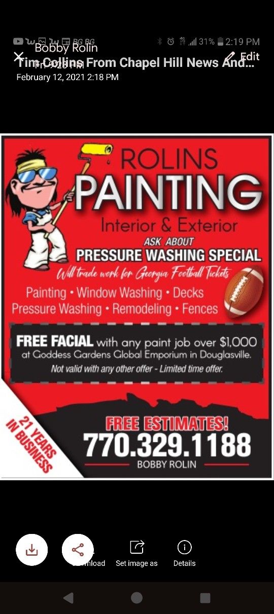 Interior Painting Special's Call Now