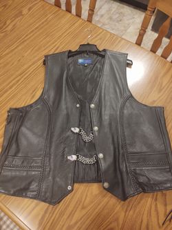 Vance Leather Vest