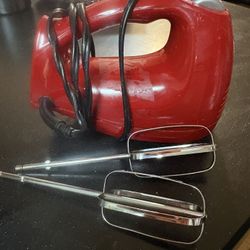 Red Electric Mixer 