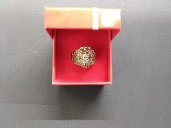 Men's Ring - Yellow Gold 10k (.417) 3.3 grams Size 9
