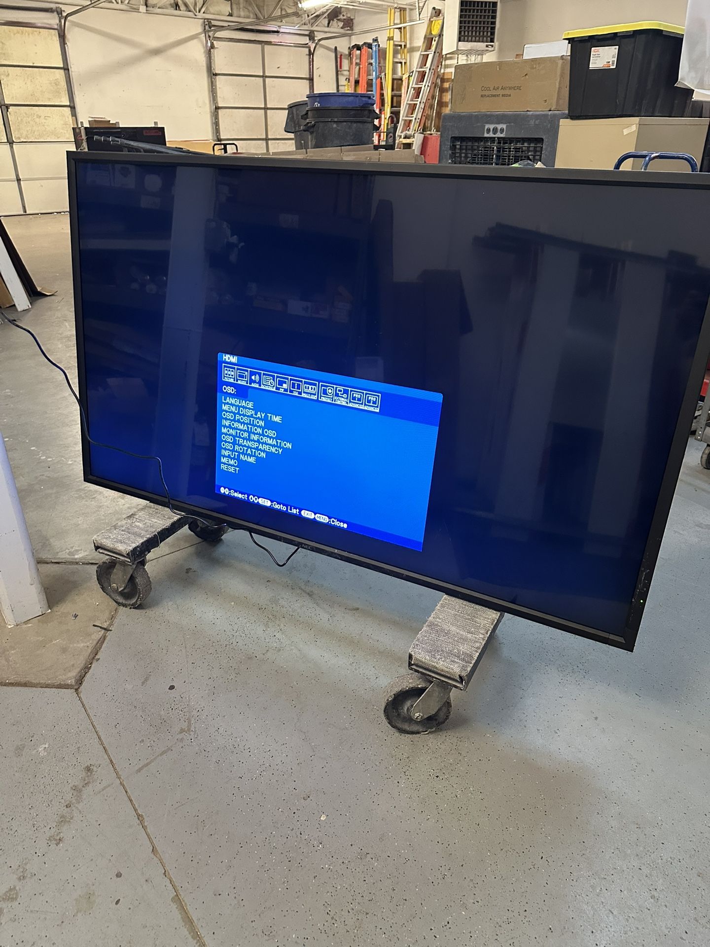 80” NEC Monitor