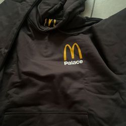 Mc Donald’s X Palace Hoodies, Ask Sizes T Shirts Available