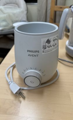 Philips Avent Premium Fast Bottle Warmer, with Smart Temperature Control, Water Bath Technology, Automatic Shut-Off, Model SCF358 