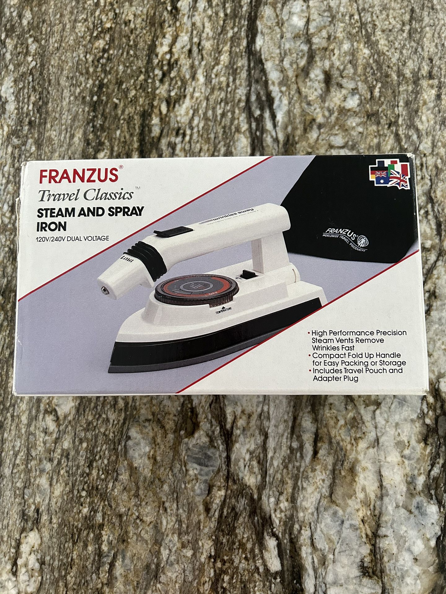 FRANZUS Travel Classics Steam and Spray Iron