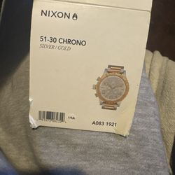 51-30 CHRONO silver/gold Nixon Watch