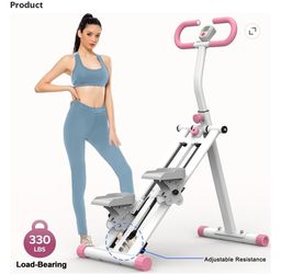Stair Stepper with Resistance Home-Upgrade Vertical Climber Workout Machine for Full-Body Exercise Climber