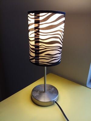 New And Used Lamp Shades For In Durham Nc Offerup Table Zebra Print Lamp Shade Working For In Durham Nc