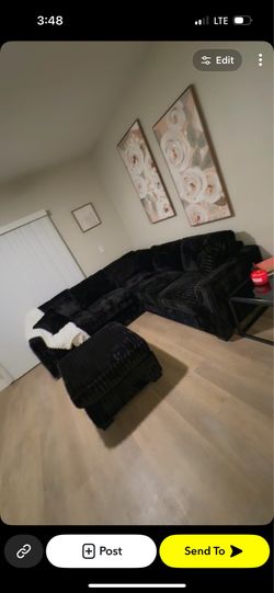 Black couch