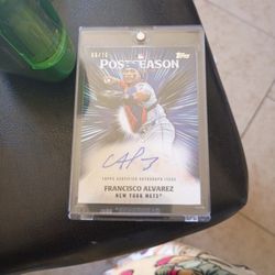 Signed Baseball Card 