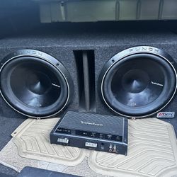 Rockford Fosgate Punch P3 12" subwoofers