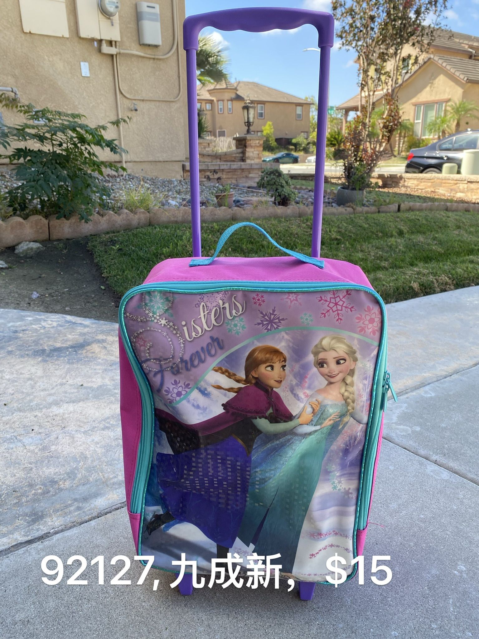 Frozen Kids Rolling Suitcase