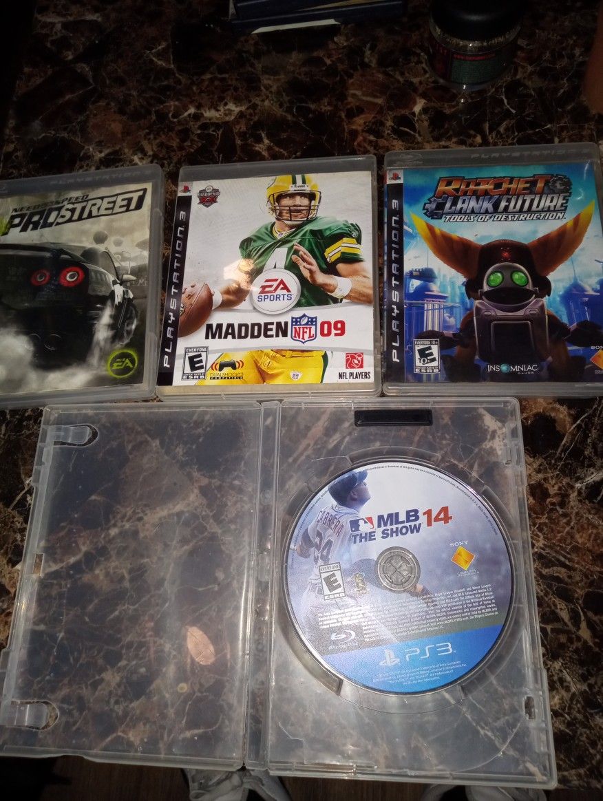 PlayStation 3 Games Bundle Of Four Games $35