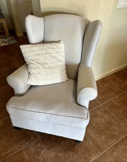 Pottery Barn Convertible Wingback Chair