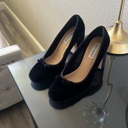 Black Suede Heels