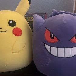 Pokémon Squishmallows Pikachu And Gengar