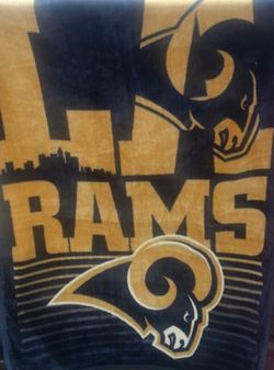 LA RAMS blankets $35 60x80