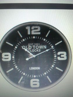 VIP international mj8227 black n white town clock