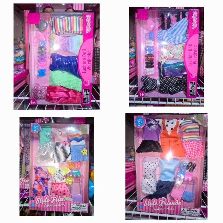 🆕️ FASHION BARBI DOLLS, CLOTHES, CLOSET. $10 EACH