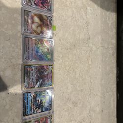 V And Vmax Pokémon Cards(6)