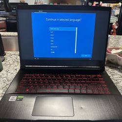 MSI GF63 Thin 10SC Gaming Laptop 
