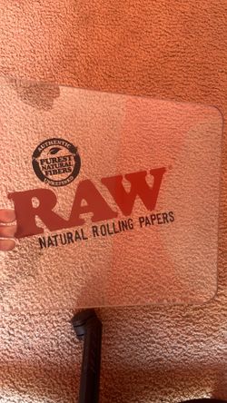 Raw glass tray