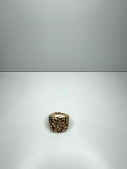 10k gold Chunky nugget ring