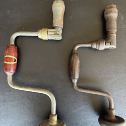Vintage Brace Drill Lot – Dunlap + 1 Unbranded