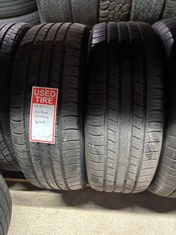 2 Used 215-60-17 Goodyear Assurance Tires 130$ Installed and Balanced Located at 1305 Preston Ave Pasadena Tx 77503