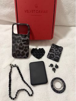 Velvet caviar set