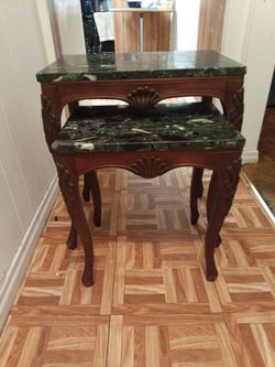 Marble nesting tables