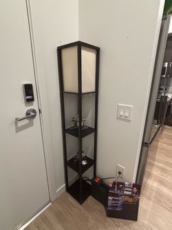 Standing shelf lamp ~5 ft tall