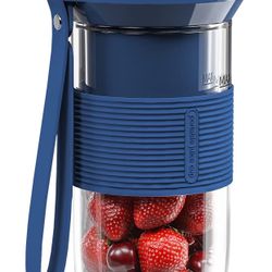 Portable Blender, Personal Size Blender for Shakes and Smoothies, 15oz Magnetic Rechargeable Juicer Cup with Two Modes, Made with BPA-free Material 