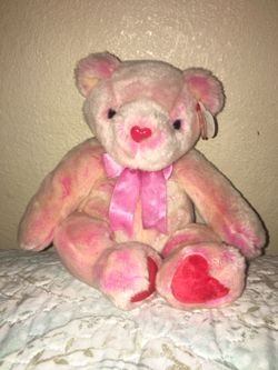 Pink teddy bear TY