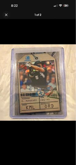 Topps 2026 Bowman Chrome Travel Tags Munetaka Murakami TT-15 White Sox RC