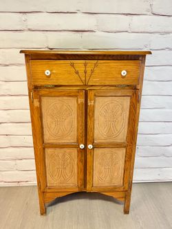 Vintage Pie Safe Cabinet