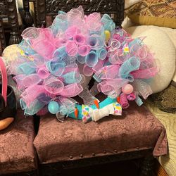 Hand Made Easter Wreath New 