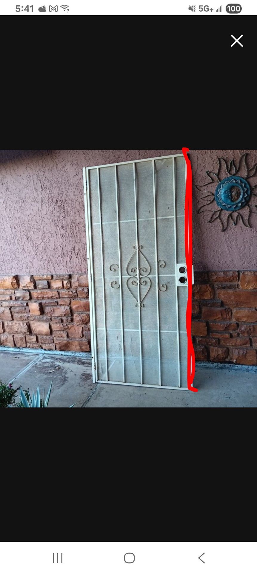 Security Door , missing the tube on the right