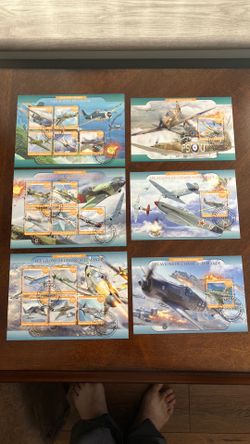 Military airplanes Stamps collection, worldwide Stamps collection