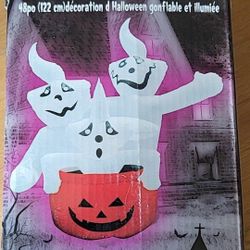 48 In Lighted Ghosts Inflatable
