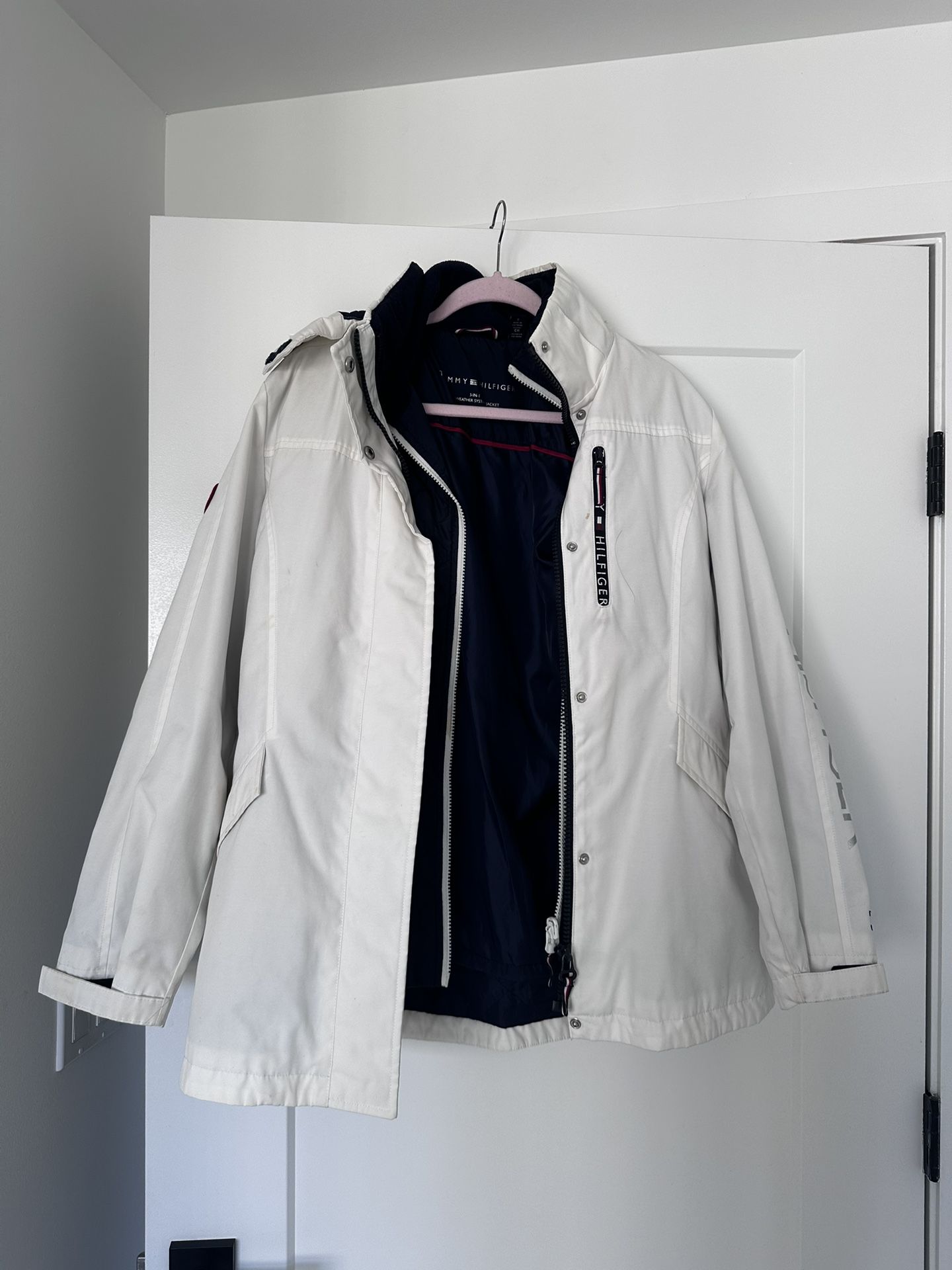 3 In 1 Tommy Hilfiger Jackets Size Small