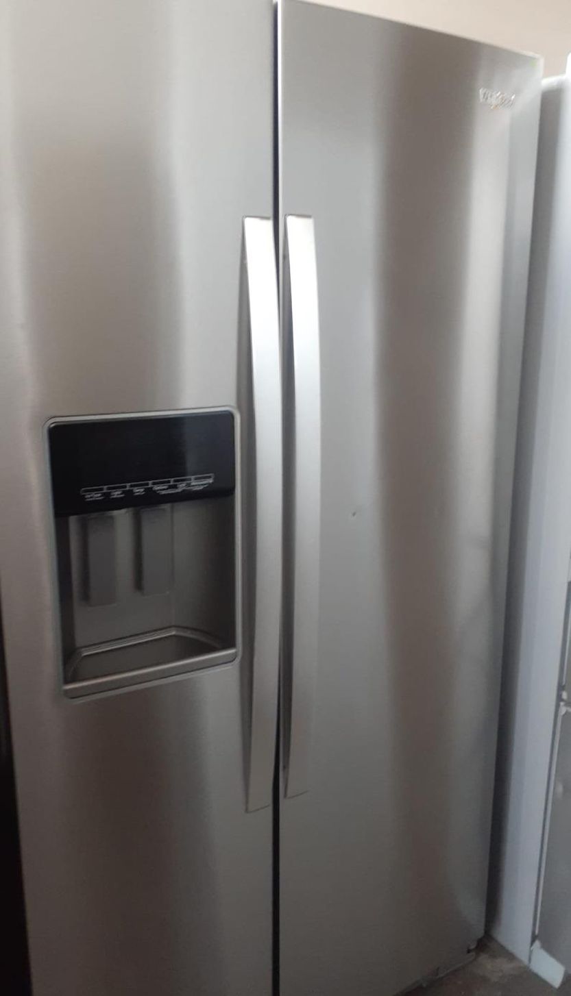 Whirlpool Side-by-Side Stainless Steel Refrigerator