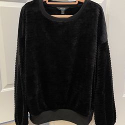 Vera Wang Fur Sweatshirt 