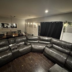 Luxury Power Reclining Couch Set