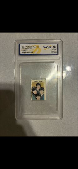 WCG Grade 10 1964 Hallmark Beatles Stamp