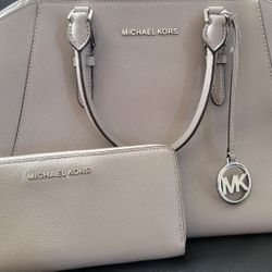 Mk Purse with Wallet GREY