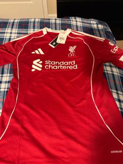 adidas Liverpool 2025/26 Home Soccer Jersey Shirt Men's medium JV6423