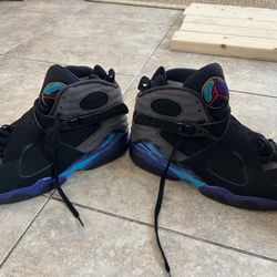 Jordan 8 Retro Aqua Size 13 Sneakers