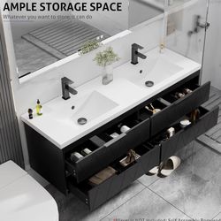 Floating Bathroom Sink Double Sink